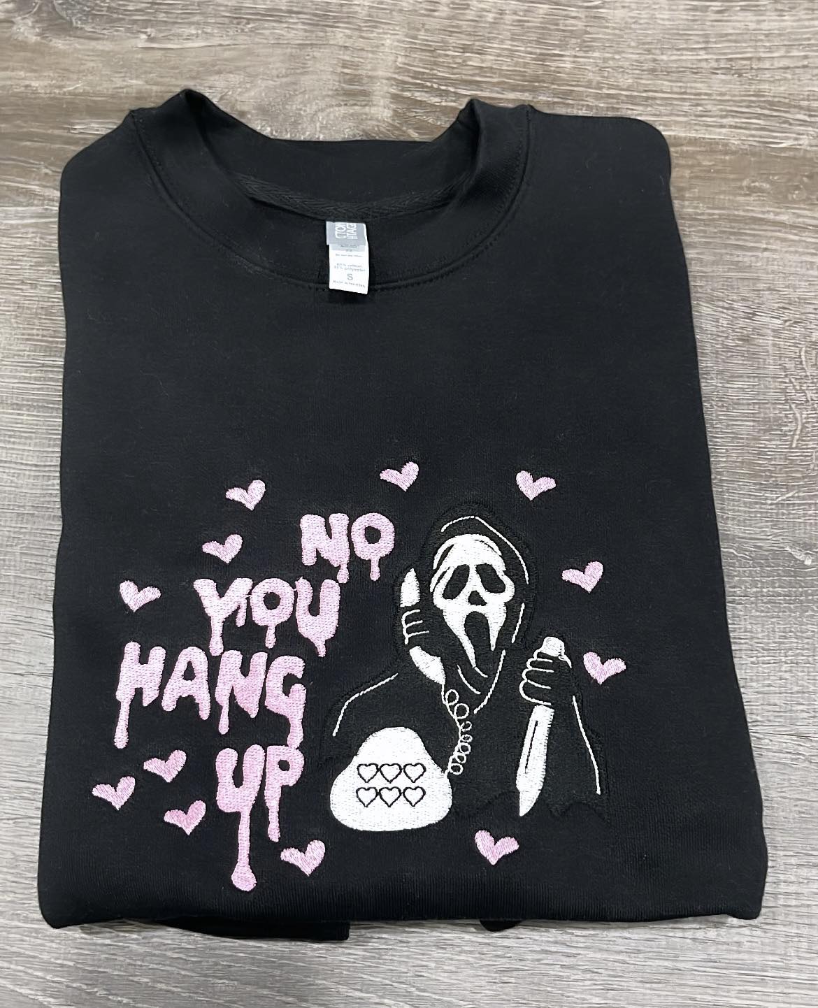 SCREAM -BLACK CREWNECK - UNISEX