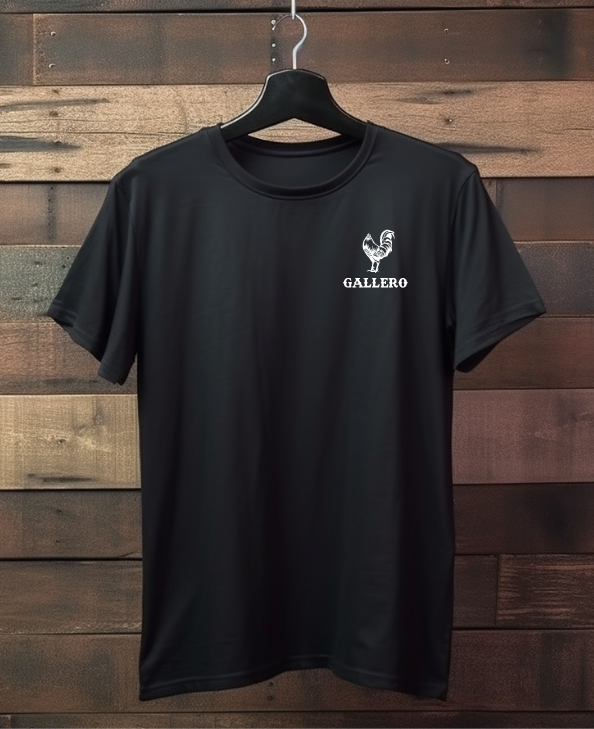 GALLERO - UNISEX CLASSICT BLACK T-SHIRT