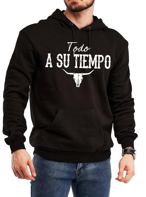 TODO ASU TIEMPO  BLACK UNISEX HOODIE