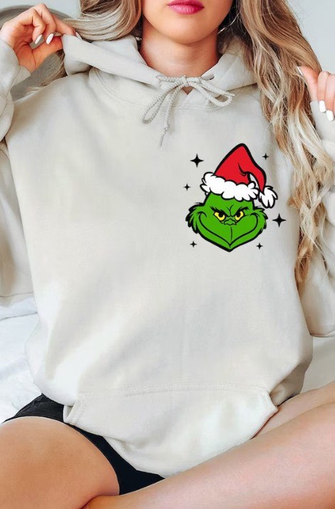 GRINCH FASHION HOODIE - UNISEX