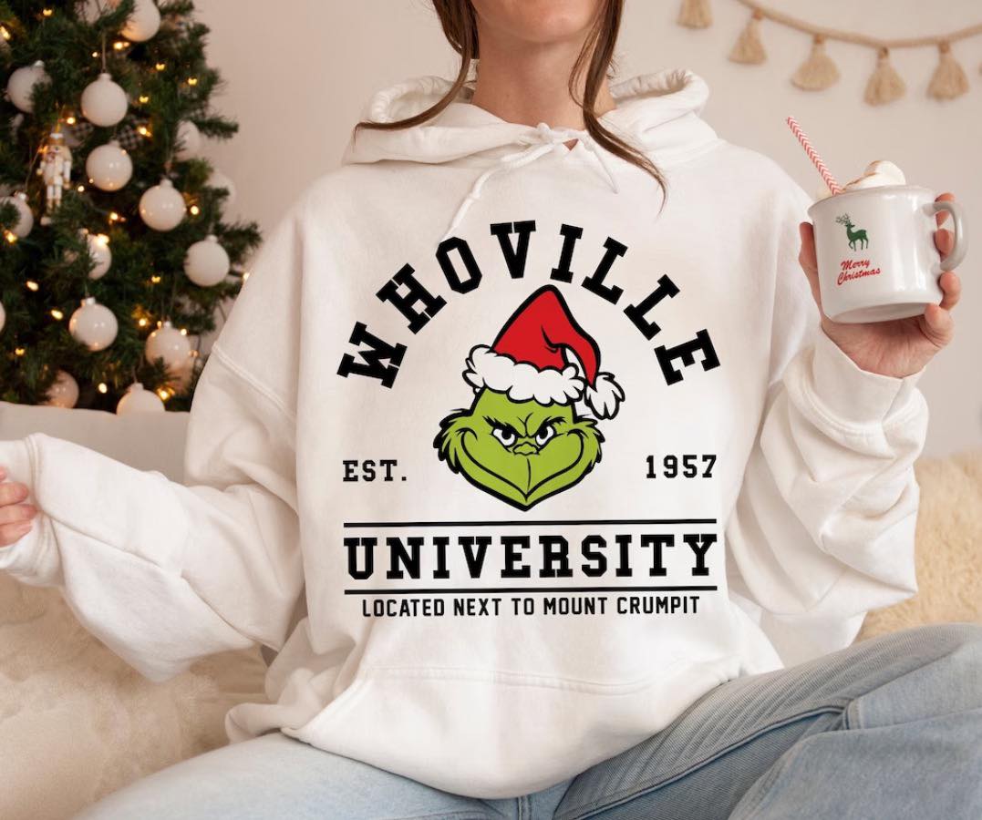 GRINCH WHOVILLE PULL OVER HOODIE